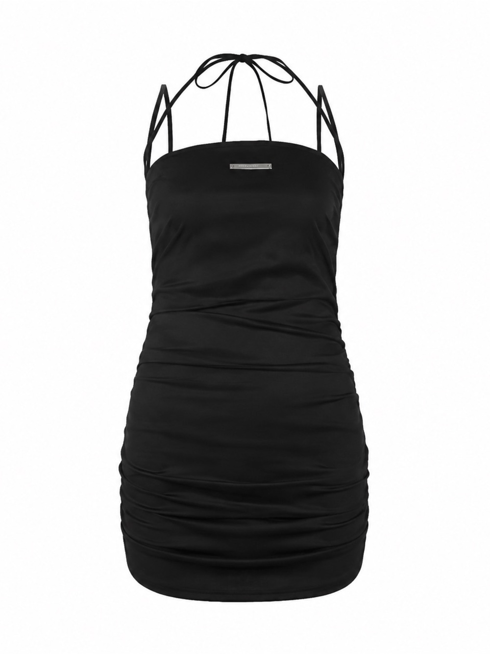Ariseism Strappy Ruched Mini Dress